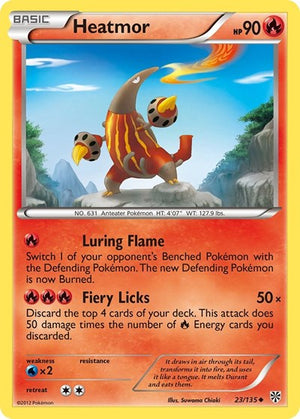 Pokemon TCG - Plasma Storm - Heatmor - 23/135 - Reverse Holofoil