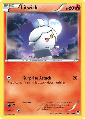 Pokemon TCG - Plasma Storm - Litwick - 21/135