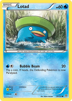 Pokemon TCG - Plasma Storm - Lotad - 29/135