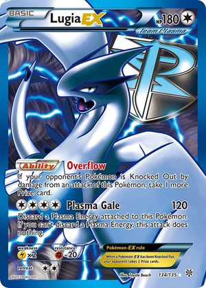 Pokemon TCG - Plasma Storm - Lugia EX - 134/135 - Holofoil