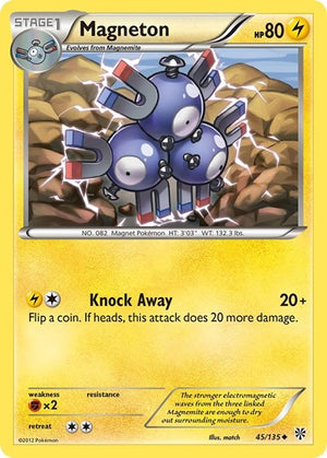 Pokemon TCG - Plasma Storm - Magneton - 45/135