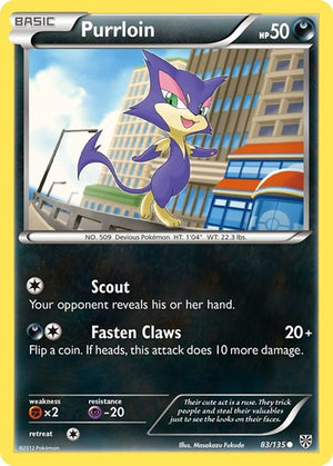 Pokemon TCG - Plasma Storm - Purrloin - 83/135