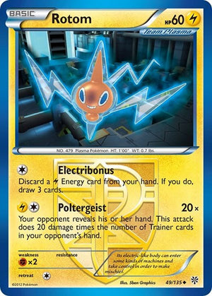 Pokemon TCG - Plasma Storm - Rotom - 49/135
