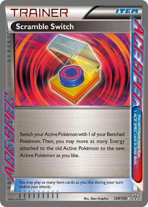 Pokemon TCG - Plasma Storm - Scramble Switch - 129/135 - Holofoil