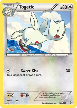 Pokemon TCG - Plasma Storm - Togetic - 103/135