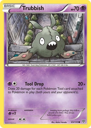 Pokemon TCG - Plasma Storm - Trubbish - 65/135