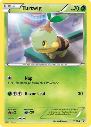 Pokemon TCG - Plasma Storm - Turtwig - 1/135