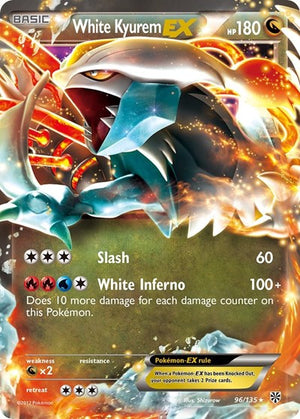 Pokemon TCG - Plasma Storm - White Kyurem EX - 96/135 - Holofoil