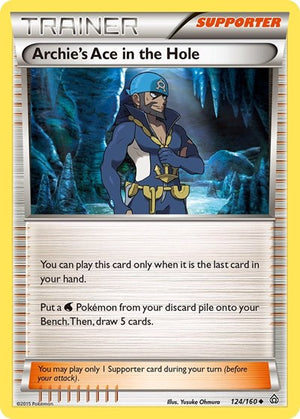Pokemon TCG - XY - Primal Clash - Archie's Ace in the Hole - 124/160