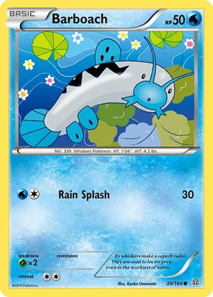 Pokemon TCG - XY - Primal Clash - Barboach - 39/160