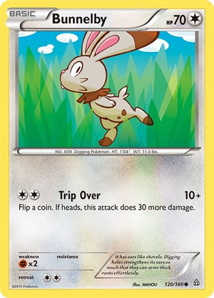 Pokemon TCG - XY - Primal Clash - Bunnelby - 120/160