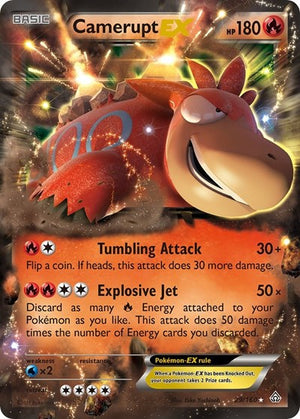 Pokemon TCG - XY - Primal Clash - Camerupt EX - 29/160 - Holofoil
