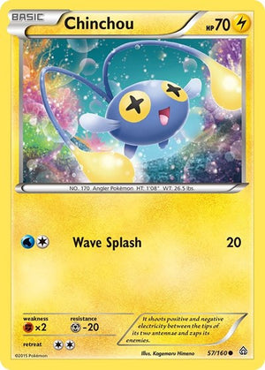 Pokemon TCG - XY - Primal Clash - Chinchou - 57/160