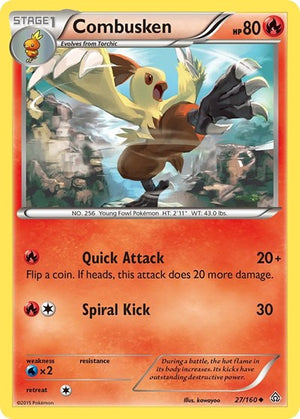 Pokemon TCG - XY - Primal Clash - Combusken - 27/160