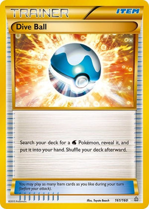Pokemon TCG - XY - Primal Clash - Dive Ball - 161/160 - Holofoil