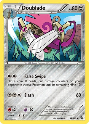 Pokemon TCG - XY - Primal Clash - Doublade - 99/160