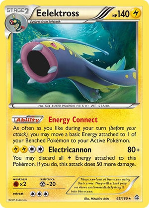 Pokemon TCG - XY - Primal Clash - Eelektross - 65/160 - Holofoil