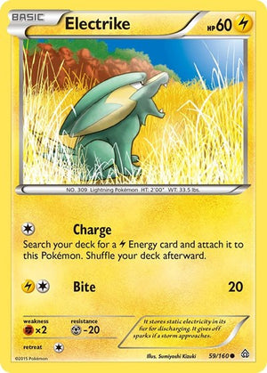 Pokemon TCG - XY - Primal Clash - Electrike - 59/160