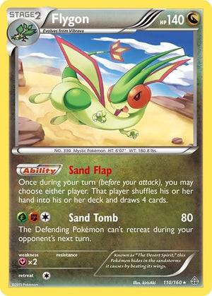 Pokemon TCG - XY - Primal Clash - Flygon - 110/160 - Holofoil