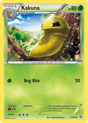 Pokemon TCG - XY - Primal Clash - Kakuna - 2/160