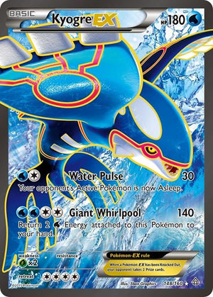 Pokemon TCG - XY - Primal Clash - Kyogre EX - 148/160 - Holofoil