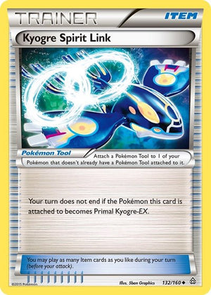 Pokemon TCG - XY - Primal Clash - Kyogre Spirit Link - 132/160