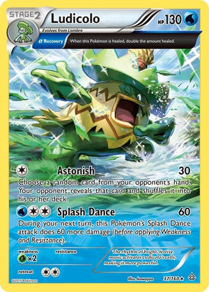 Pokemon TCG - XY - Primal Clash - Ludicolo - 37/160