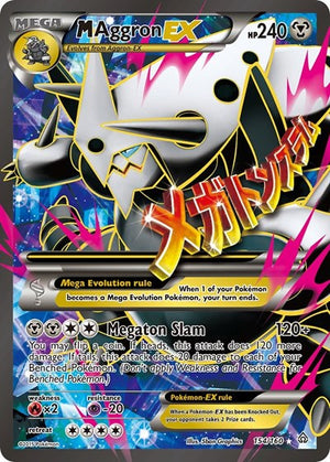 Pokemon TCG - XY - Primal Clash - M Aggron EX - 154/160 - Holofoil