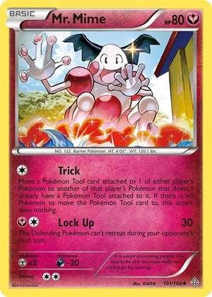 Pokemon TCG - XY - Primal Clash - Mr. Mime - 101/160
