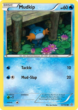 Pokemon TCG - XY - Primal Clash - Mudkip - 33/160