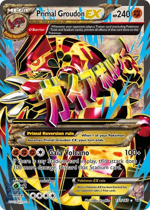 Pokemon TCG - XY - Primal Clash - Primal Groudon EX - 151/160 - Holofoil