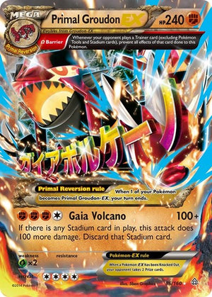Pokemon TCG - XY - Primal Clash - Primal Groudon EX - 86/160 - Holofoil