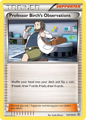 Pokemon TCG - XY - Primal Clash - Professor Birch's Observations - 134/160