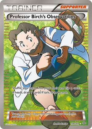 Pokemon TCG - XY - Primal Clash - Professor Birch's Observations - 159/160 - Holofoil