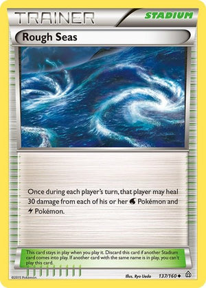 Pokemon TCG - XY - Primal Clash - Rough Seas - 137/160 - Reverse Holofoil