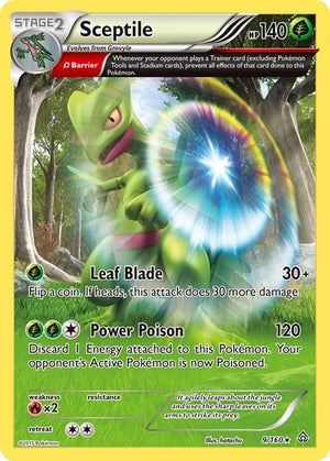 Pokemon TCG - XY - Primal Clash - Sceptile - 9/160 - Holofoil