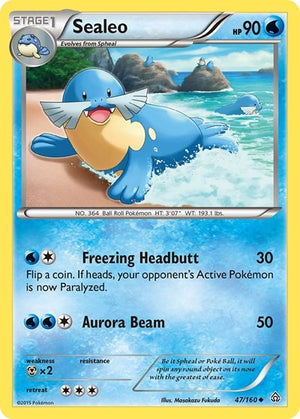 Pokemon TCG - XY - Primal Clash - Sealeo - 47/160