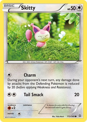 Pokemon TCG - XY - Primal Clash - Skitty - 113/160