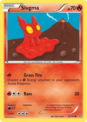 Pokemon TCG - XY - Primal Clash - Slugma - 22/160