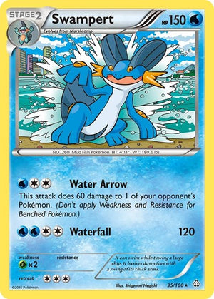 Pokemon TCG - XY - Primal Clash - Swampert - 35/160