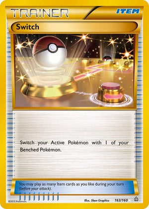Pokemon TCG - XY - Primal Clash - Switch - 163/160 - Holofoil