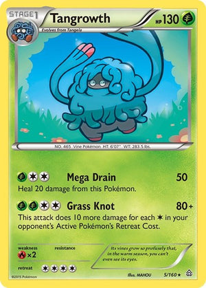 Pokemon TCG - XY - Primal Clash - Tangrowth - 5/160