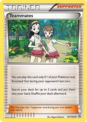 Pokemon TCG - XY - Primal Clash - Teammates - 141/160 - Reverse Holofoil