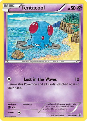 Pokemon TCG - XY - Primal Clash - Tentacool - 70/160