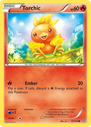Pokemon TCG - XY - Primal Clash - Torchic - 25/160