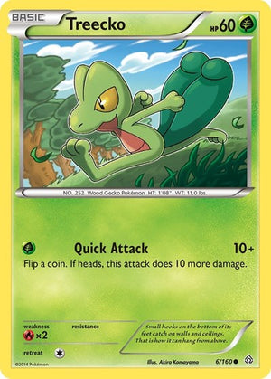 Pokemon TCG - XY - Primal Clash - Treecko - 6/160