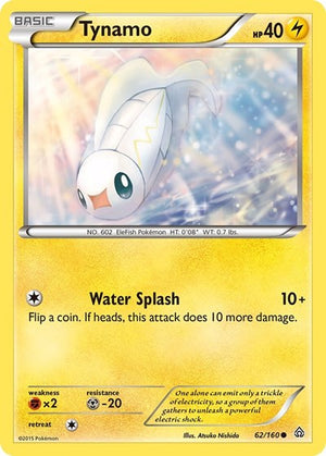 Pokemon TCG - XY - Primal Clash - Tynamo - 62/160
