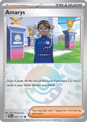 Pokemon TCG - SV: Prismatic Evolutions - Amarys - 093/131 - Pokeball Holofoil