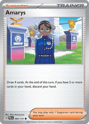 Pokemon TCG - SV: Prismatic Evolutions - Amarys - 093/131 - Reverse Holofoil