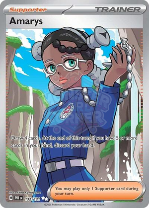 Pokemon TCG - SV: Prismatic Evolutions - Amarys - 132/131 - Holofoil